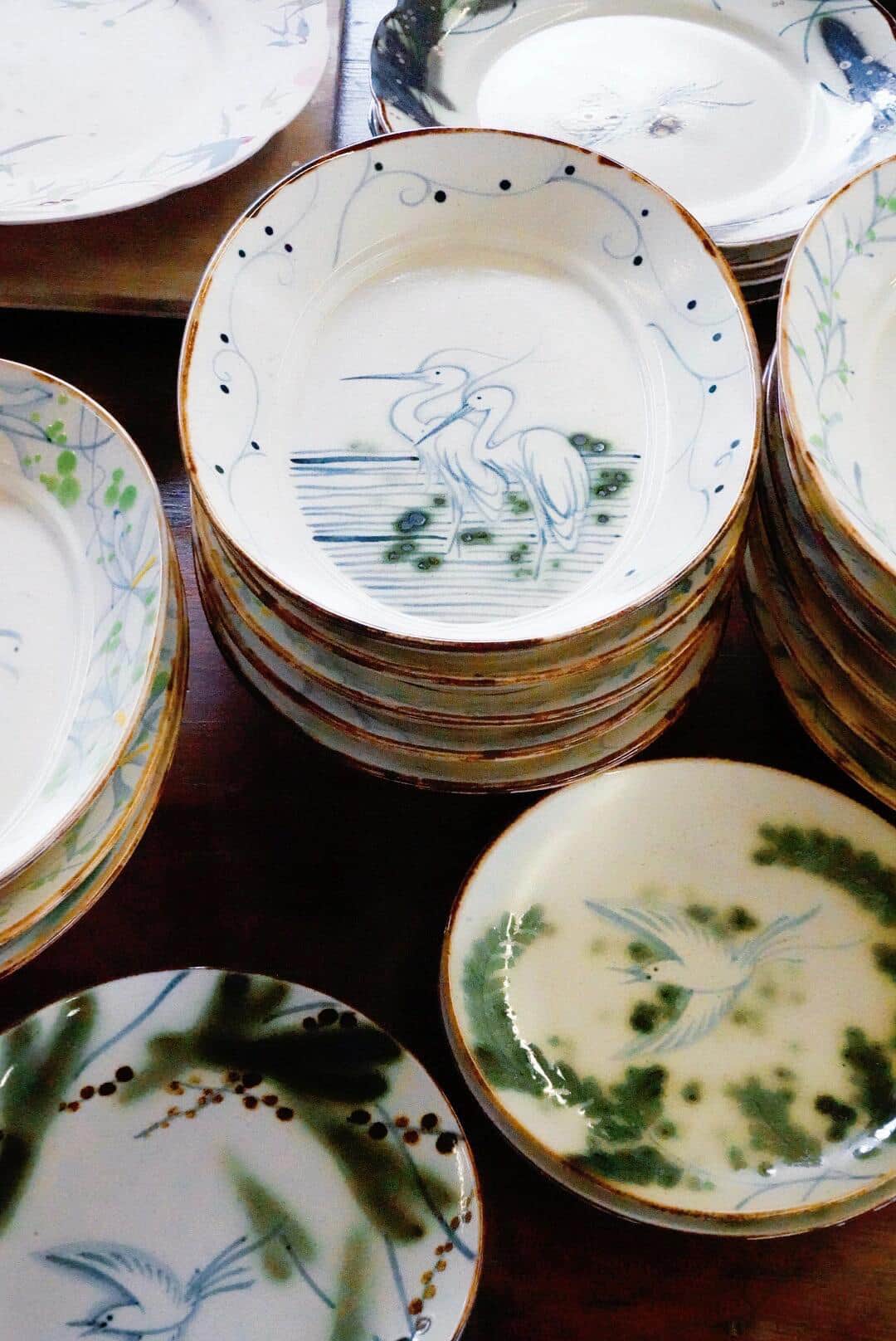 Garden Walk Handmade Stoneware Cup and Plate Set | Neroliya.studio