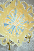 Twilight Clouds Handcrafted Wood-Fired Porcelain Tableware Orange Yellow