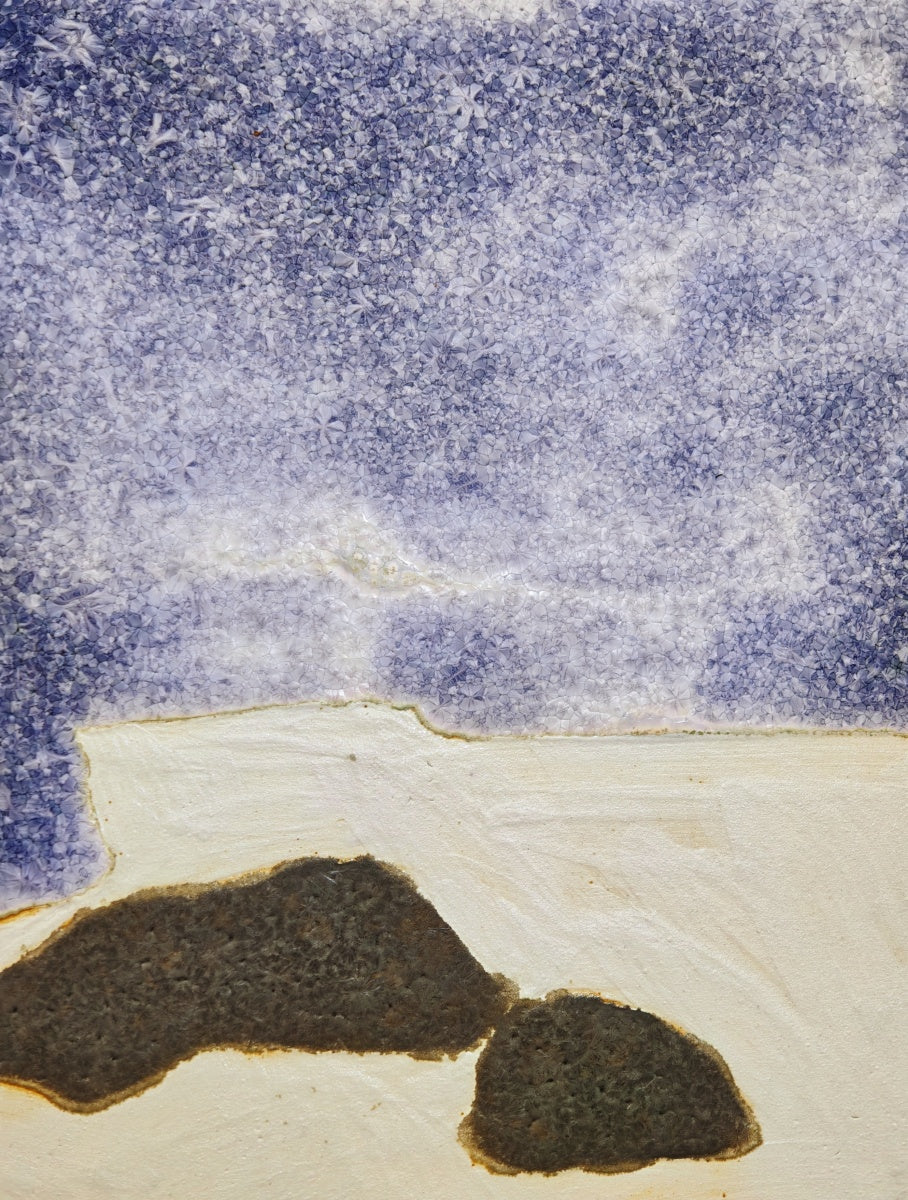 High-Temperature Glaze Ceramic Painting –Ravine Composition (Original 1/1) Xianyue Lee