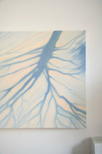 Texture & Light Oil Painting Series – Blue Tree Shadow Nian San