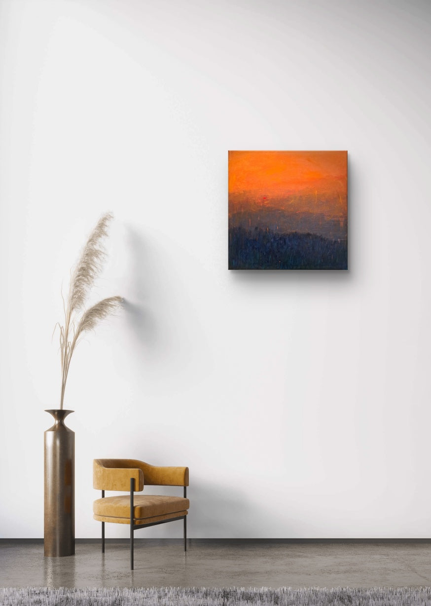 Poetic Abstraction Series – The Ember Within (Original 1/1) Fengxi Ni