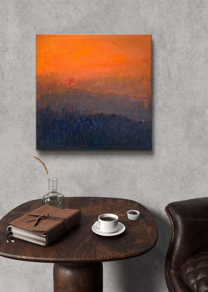 Poetic Abstraction Series – The Ember Within (Original 1/1) Fengxi Ni
