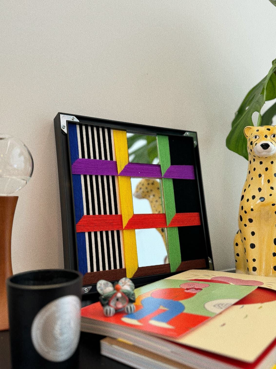 Retro TV Glitch Art Good Monica