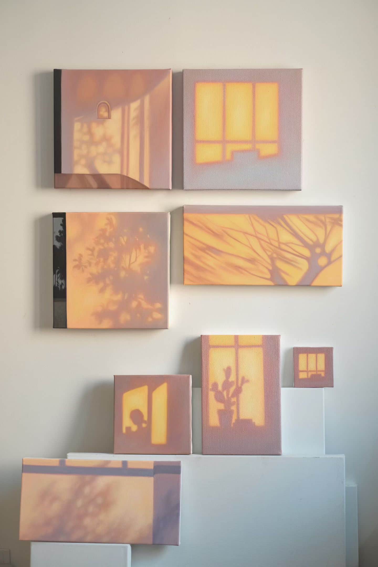 Texture & Light Oil Painting – Sun-drenched Walls Set Nian San