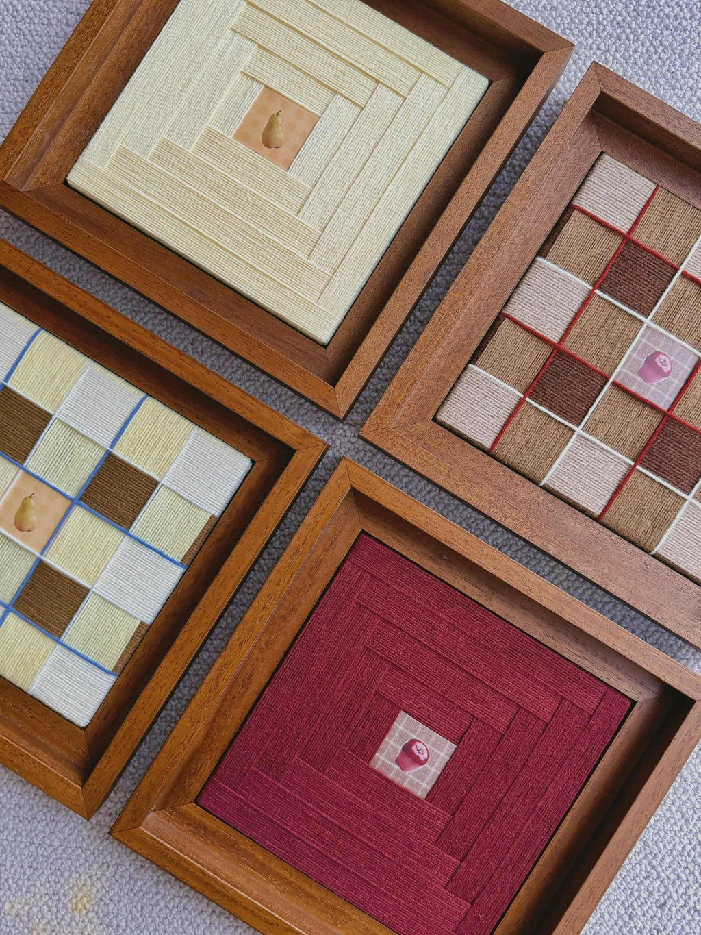 A Bag of Apples Fiber Art Good Monica