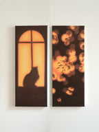 Texture & Light Oil Painting Series –A Golden Hour Together Nian San