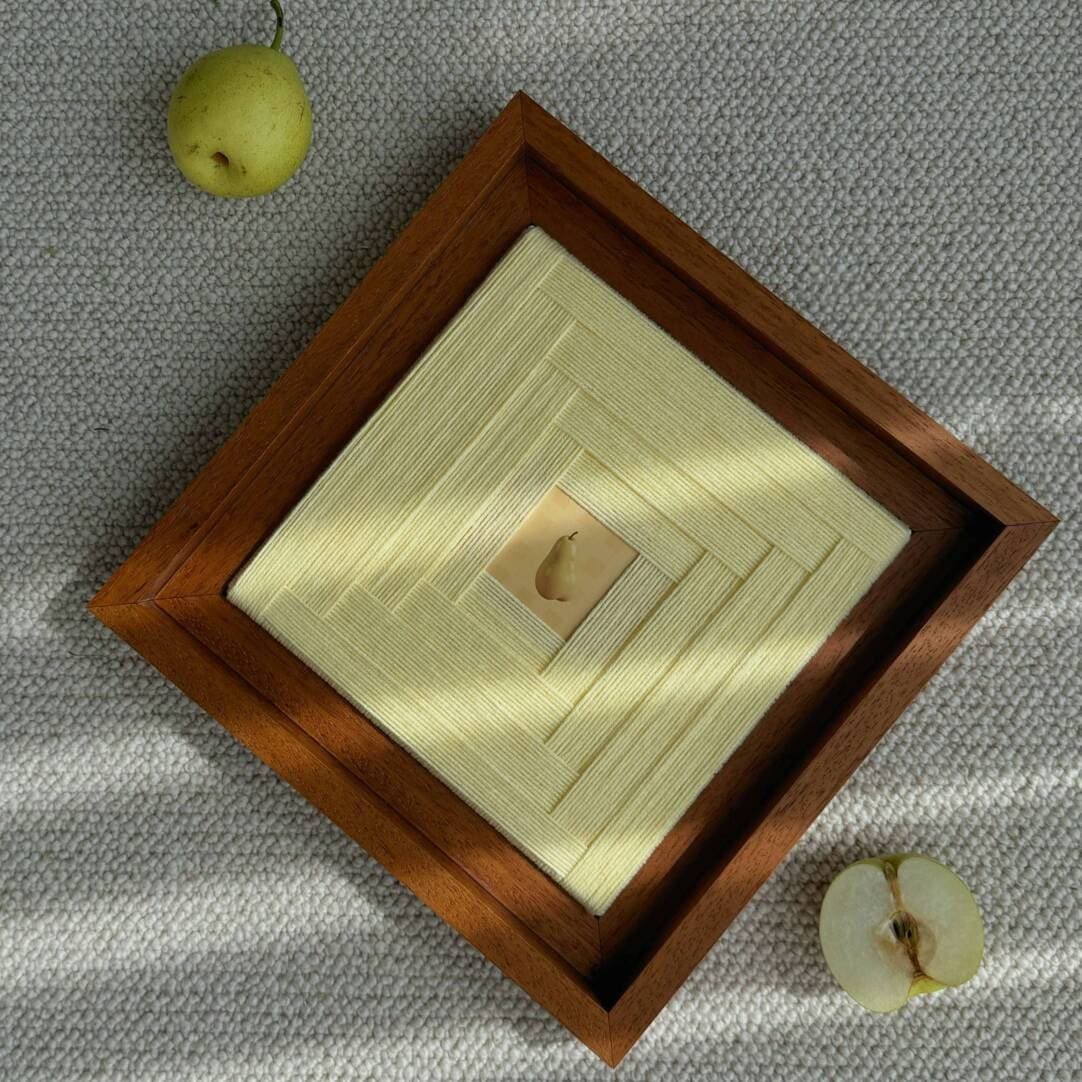 A Pear Fiber Art Wall Art Good Monica