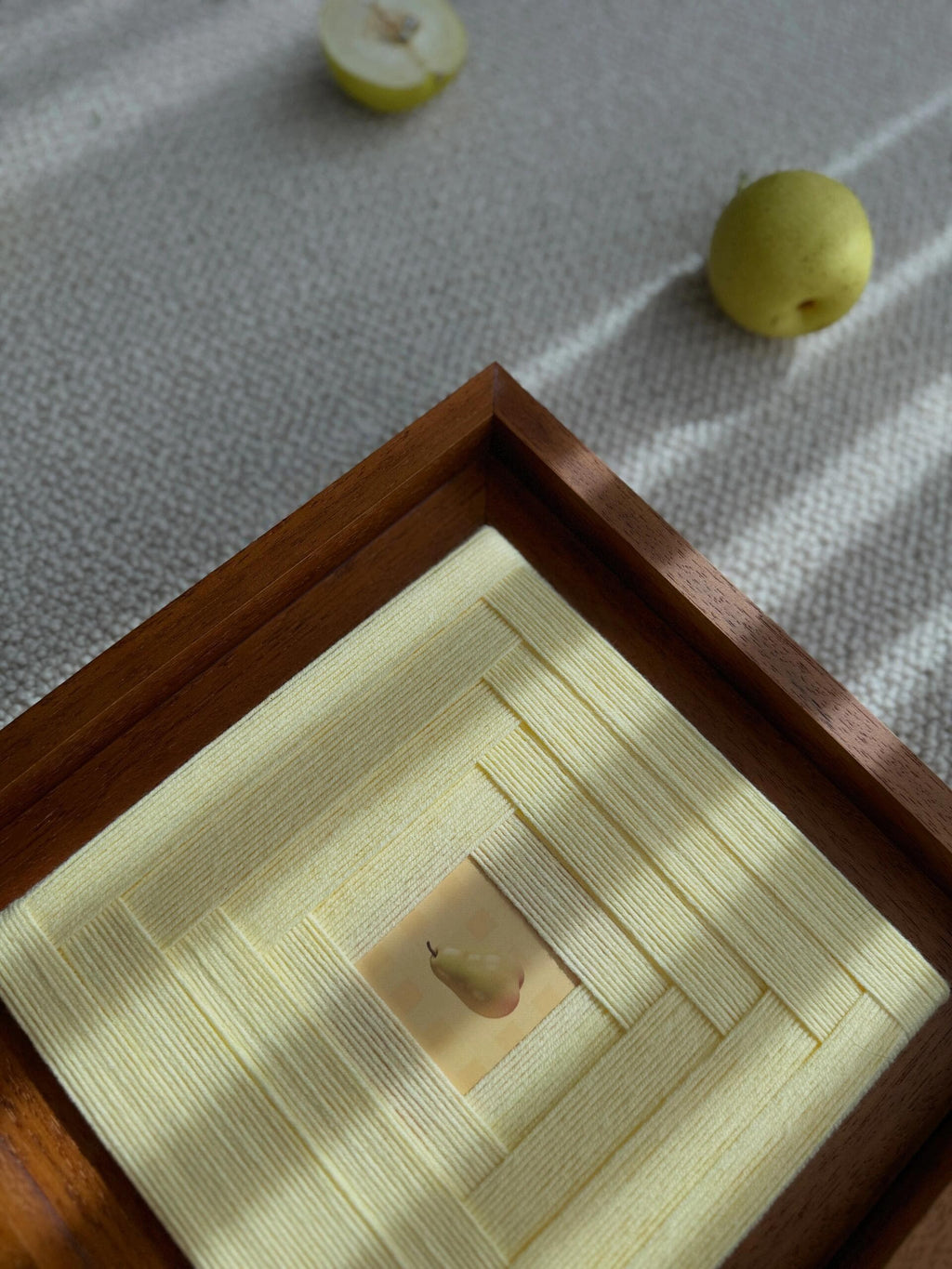 A Pear Fiber Art Wall Art Good Monica