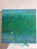 Poetic Abstraction Series – Finding a Sanctuary in the Spring Woods (Original 1/1) Fengxi Ni
