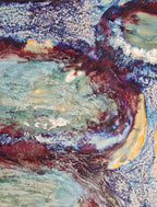 High-Temperature Glaze Ceramic Painting –Water Lily II (Original 1/1) Xianyue Lee