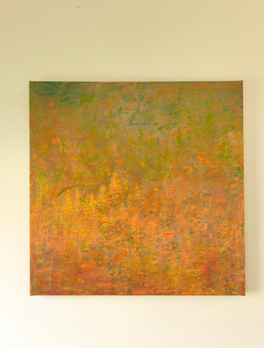 Poetic Abstraction Series – Golden Breeze in Autumn Wilds (Original 1/1) Fengxi Ni