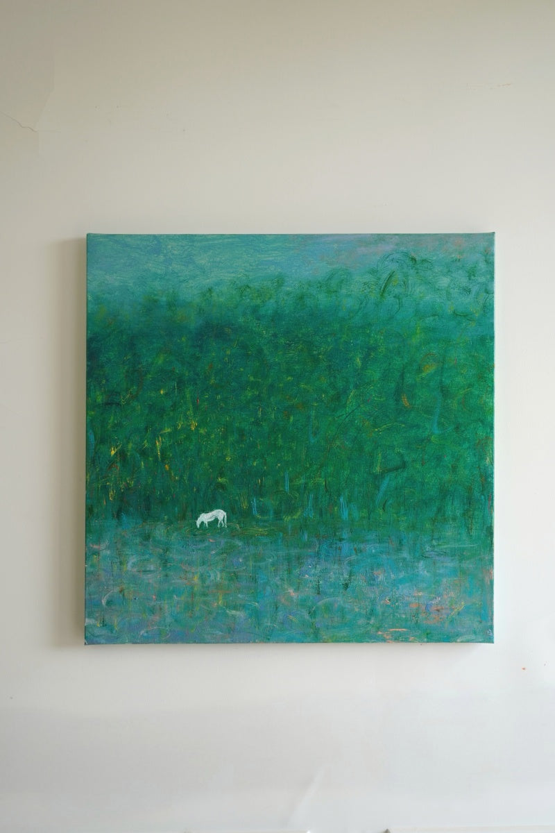 Poetic Abstraction Series – Finding a Sanctuary in the Spring Woods (Original 1/1) Fengxi Ni
