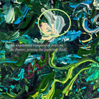 Poetic Abstraction Series – The Surge of Blossoming Rivers (Original 1/1) Fengxi Ni