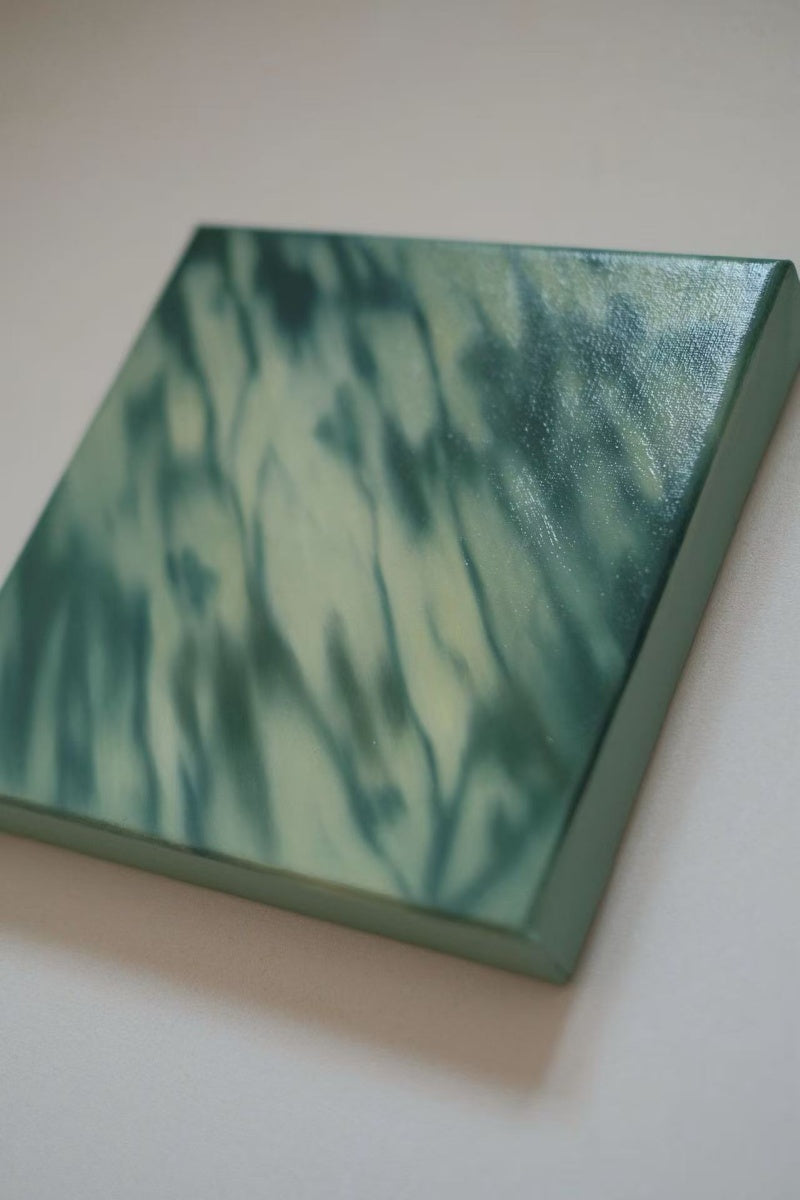 Texture & Light Oil Painting Series –A Stroll Through Green (Original 1/1) Nian San