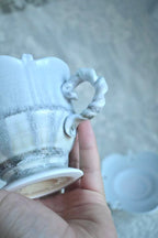 Misty Celadon Handcrafted Wood-Fired Porcelain Tableware Orange Yellow