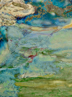 High-Temperature Glaze Ceramic Painting –Water Lily IV (Original 1/1) Xianyue Lee