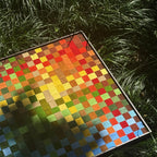 Autumn Woods in Full Color Fiber Art By Good Monica Good Monica