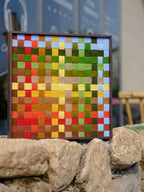 Autumn Woods in Full Color Fiber Art Good Monica