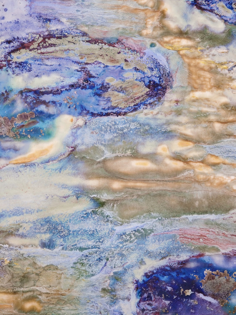 High-Temperature Glaze Ceramic Painting –Water Lily IV (Original 1/1) Xianyue Lee