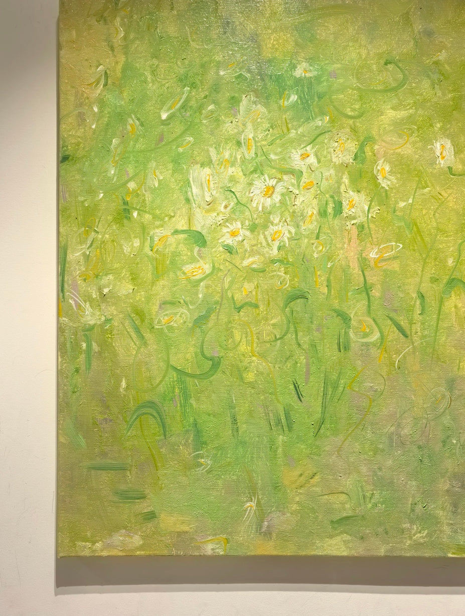 Poetic Abstraction Series – Gentle Light on Wild Daisies (Original 1/1) Fengxi Ni