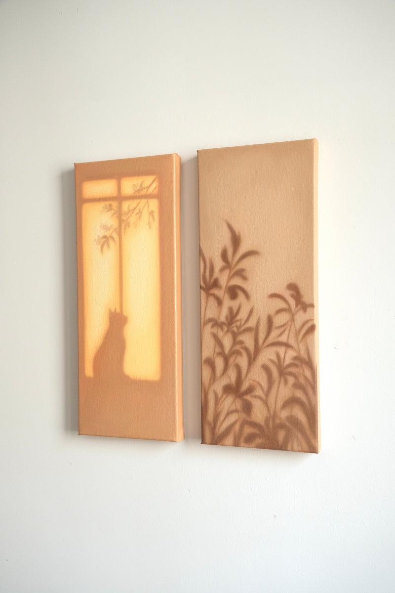 Texture & Light Oil Painting Series –Lazy Early Autumn Nian San