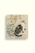 Chinese Mogu Bird-and-Flower Painting – Chasing Spring in the First Light Jing Li