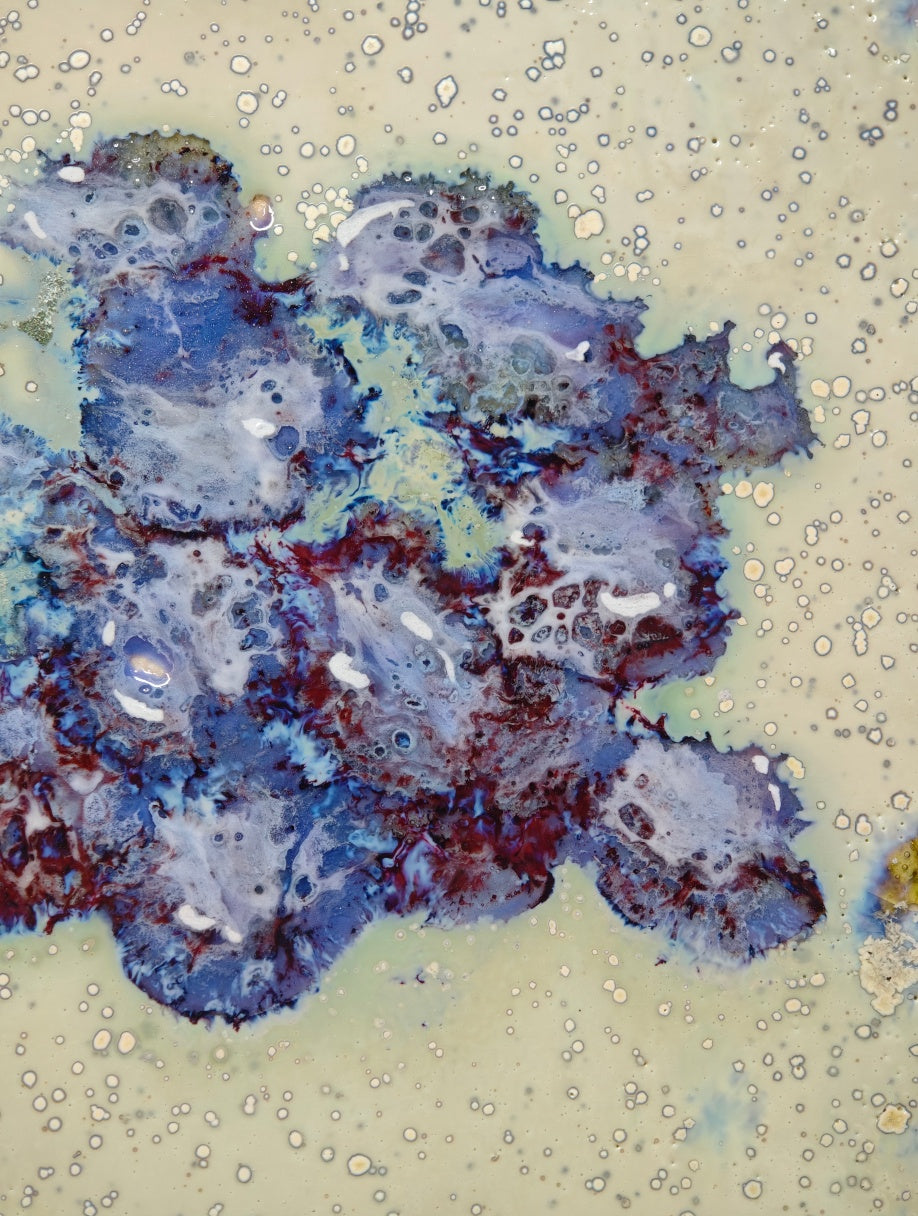 High-Temperature Glaze Ceramic Painting –Chilled Grapes I (Original 1/1) Xianyue Lee