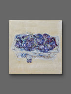 High-Temperature Glaze Ceramic Painting –Chilled Grapes II (Original 1/1) Xianyue Lee