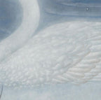 Chinese Gongbi Bird-and-Flower Painting – Dawn Mist over Quiet Ripples Jing Li
