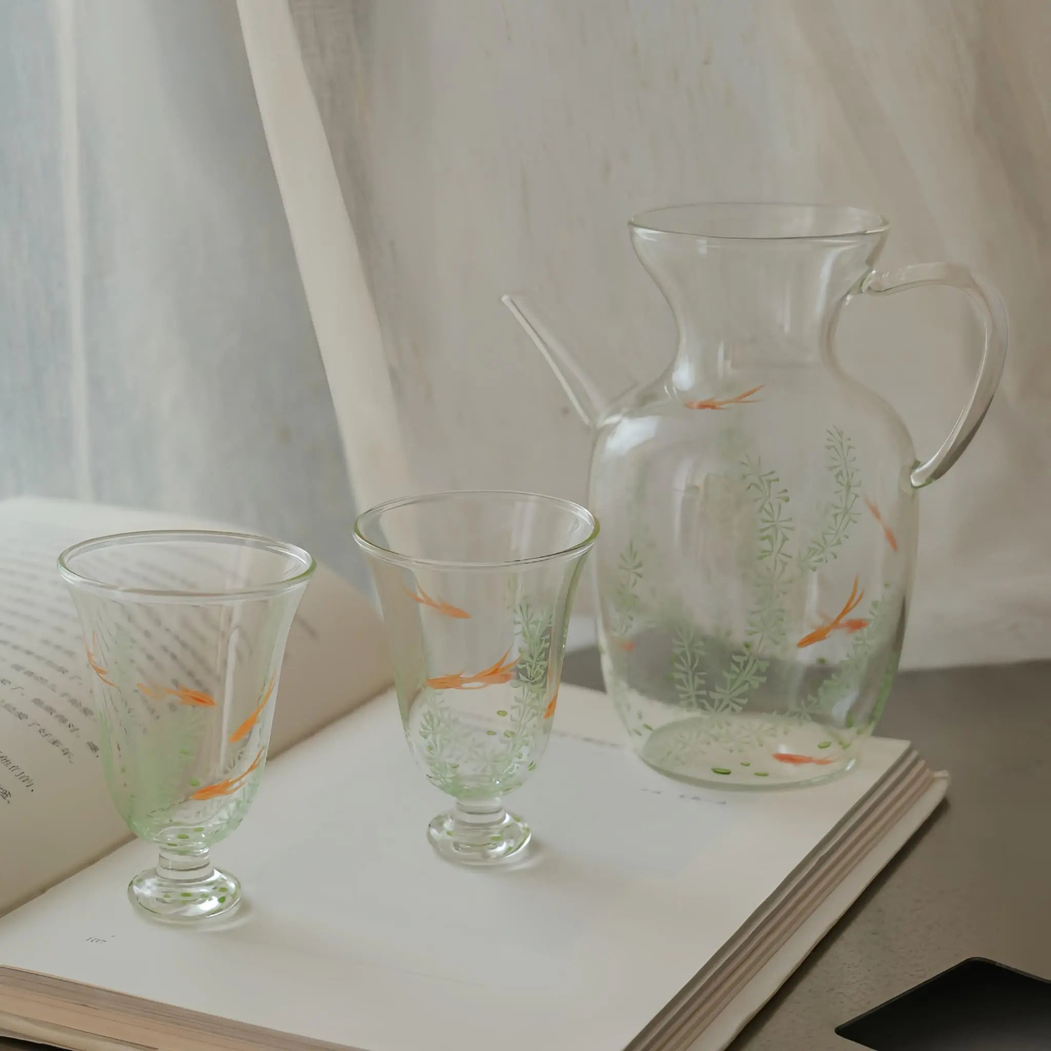 Fish Joy Glassware by ShiYu ShiYu