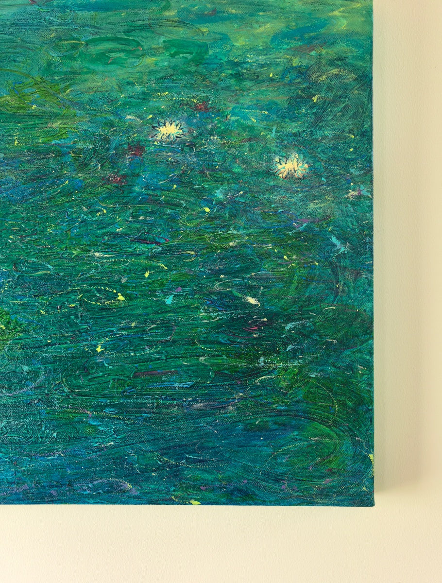 Poetic Abstraction Series – Sleepwalking Water Lilies (Original 1/1) Fengxi Ni