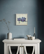 High-Temperature Glaze Ceramic Painting –Chilled Grapes I (Original 1/1) Xianyue Lee