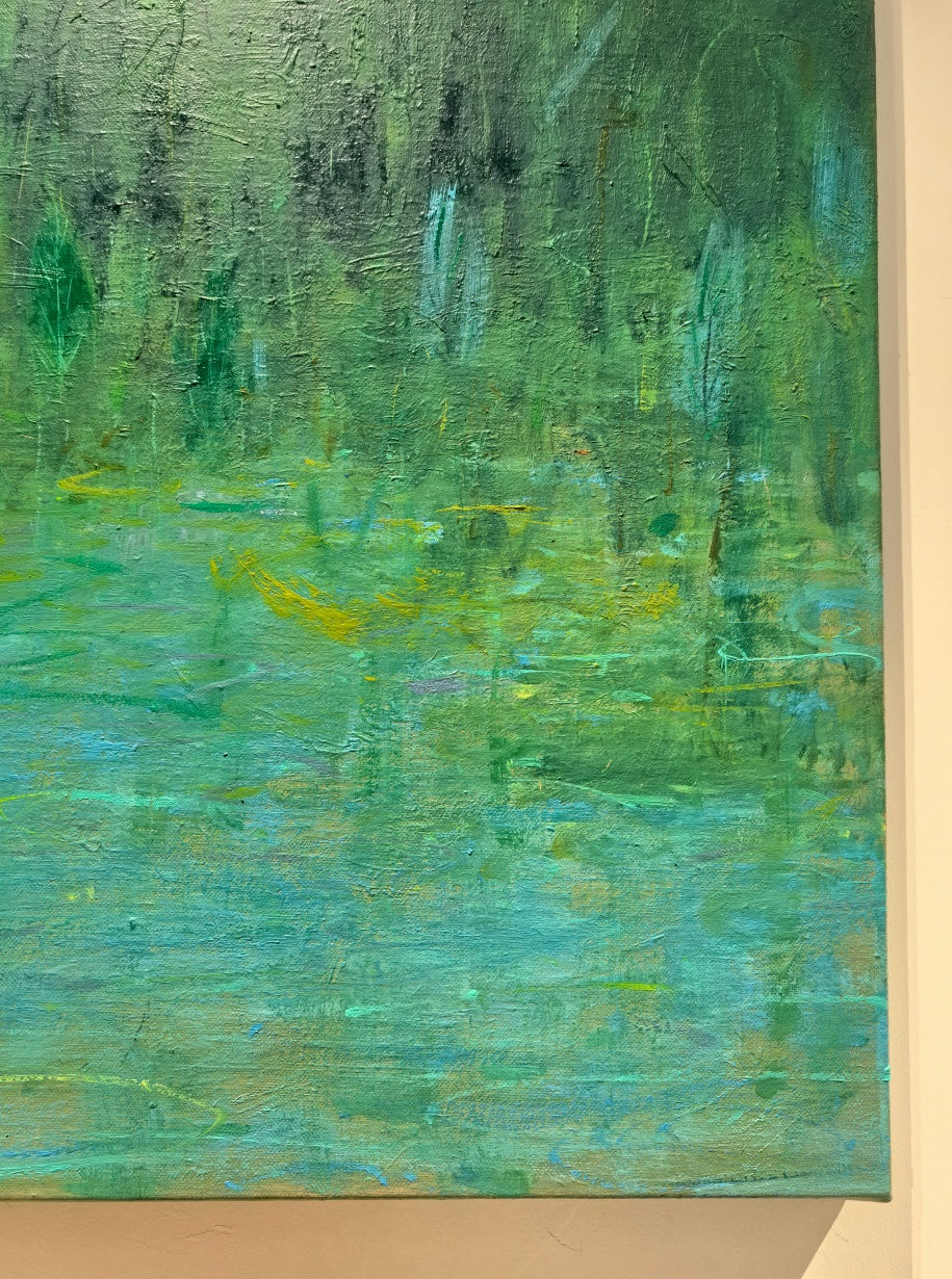 Poetic Abstraction Series – By the Water's Edge (Original 1/1) Fengxi Ni