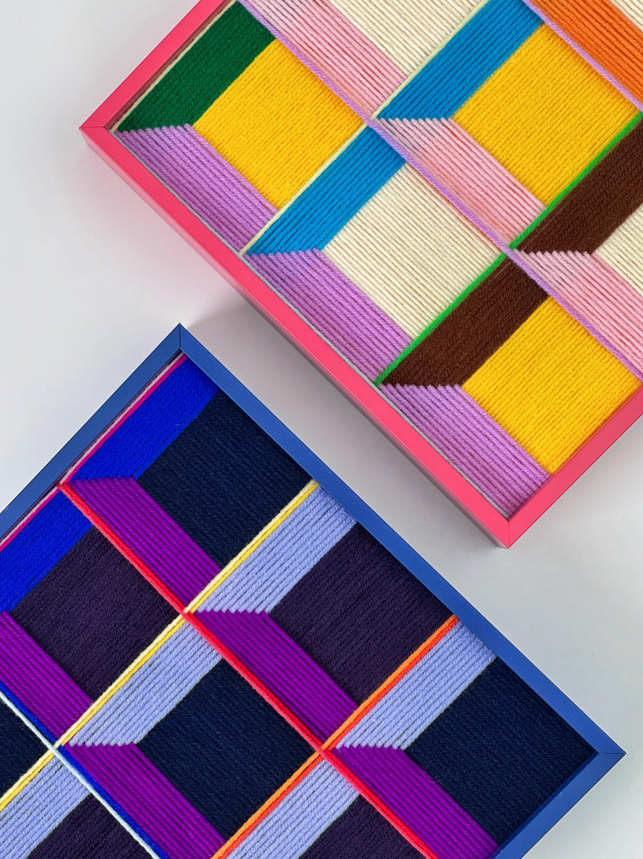 Urban Kaleidoscope Series I Fiber Art Good Monica