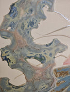 High-Temperature Glaze Ceramic Painting –Between Stone and Bloom (Original 1/1) Xianyue Lee