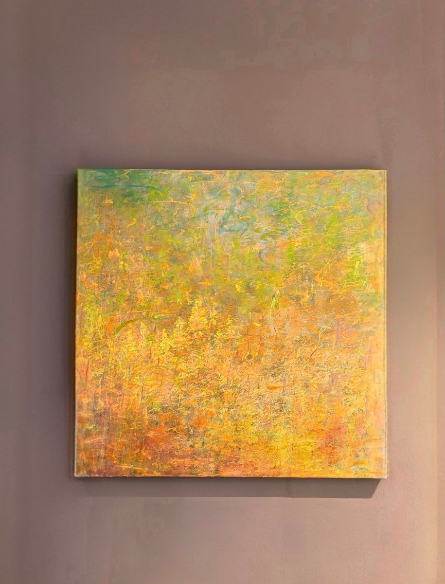Poetic Abstraction Series – Golden Breeze in Autumn Wilds (Original 1/1) Fengxi Ni