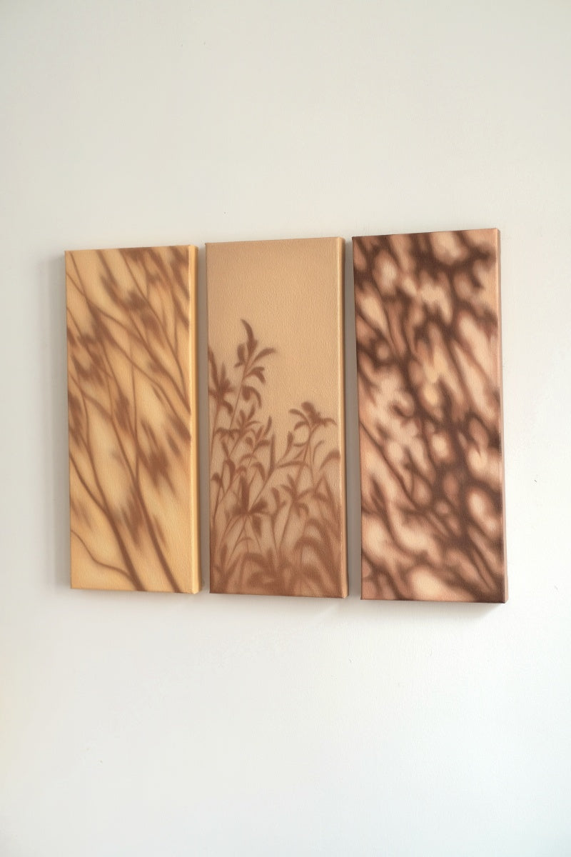 Texture & Light Oil Painting Series –Where Leaf Shadows Gently Fall (Original 1/1) Nian San