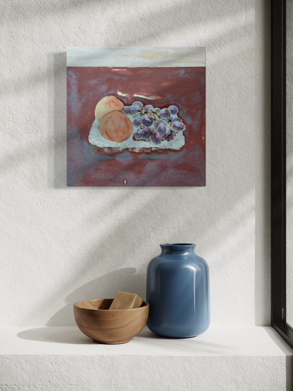 High-Temperature Glaze Ceramic Painting –A Peach-Flavored Summer (Original 1/1) Xianyue Lee