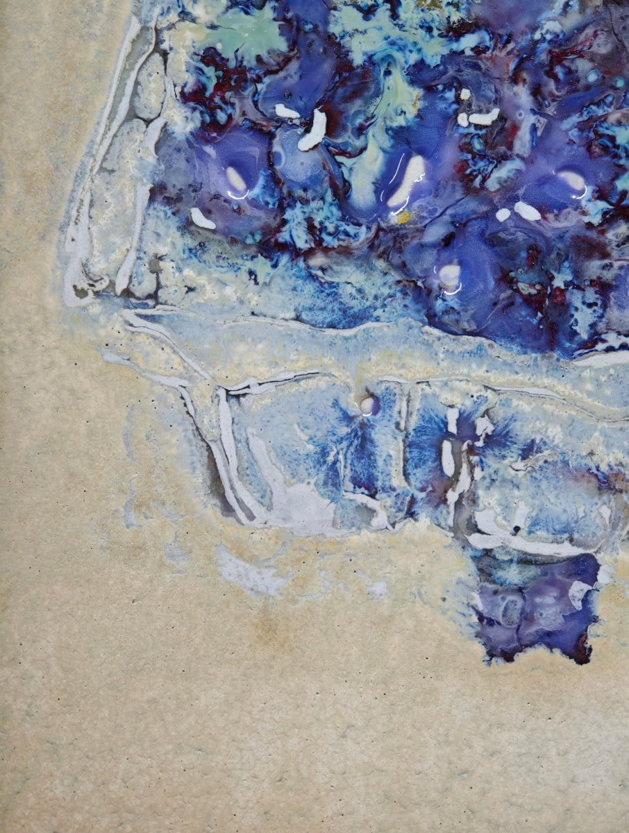 High-Temperature Glaze Ceramic Painting –Chilled Grapes II (Original 1/1) Xianyue Lee