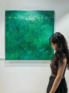 Poetic Abstraction Series – Dancing Beneath the Tide (Original 1/1) Fengxi Ni