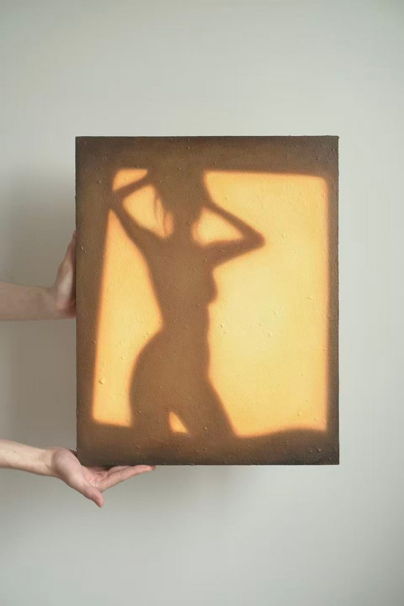 Custom Silhouette Oil Painting Series-To My Dearest Self Nian San