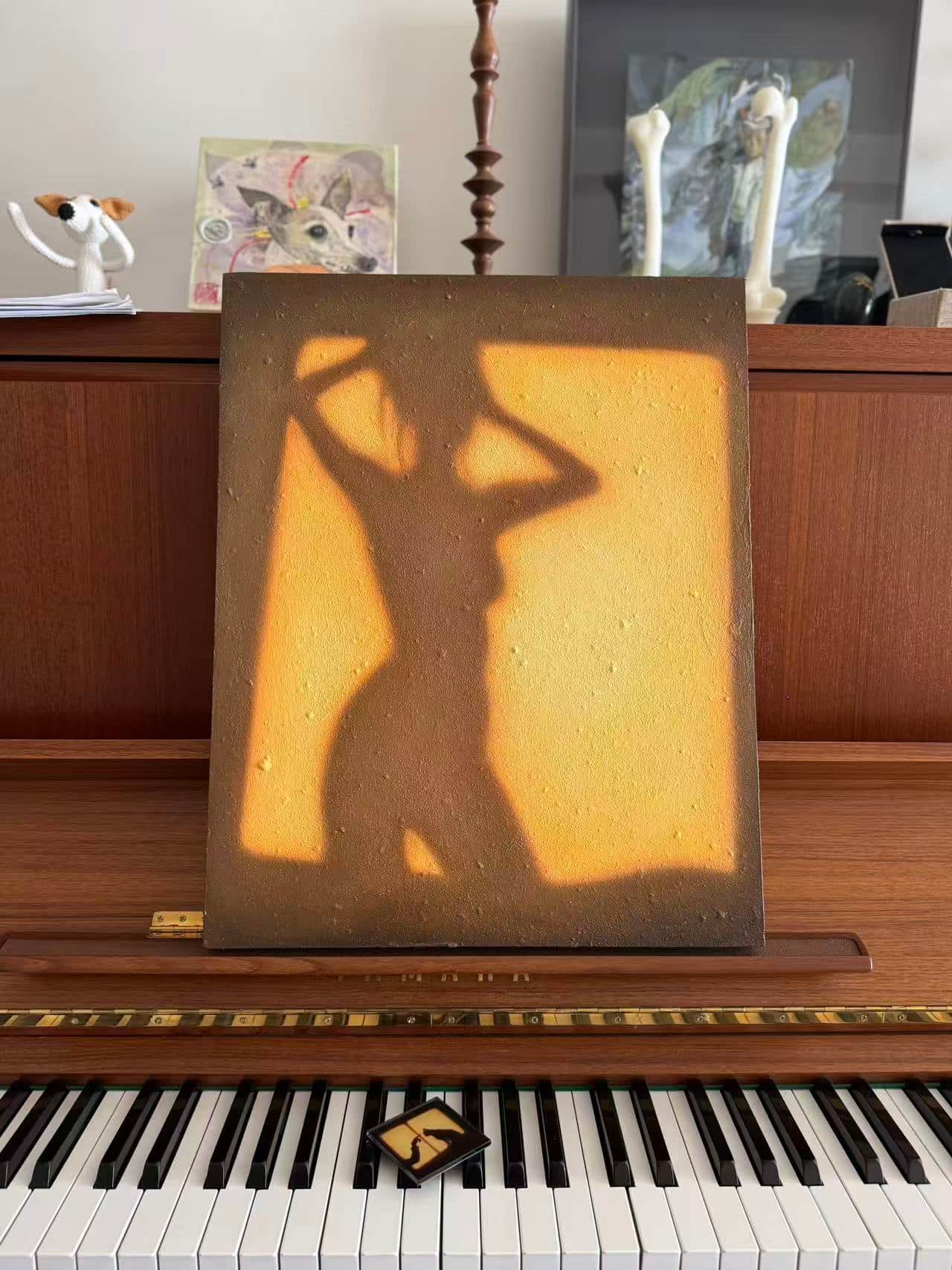 Custom Silhouette Oil Painting Series-To My Dearest Self Nian San