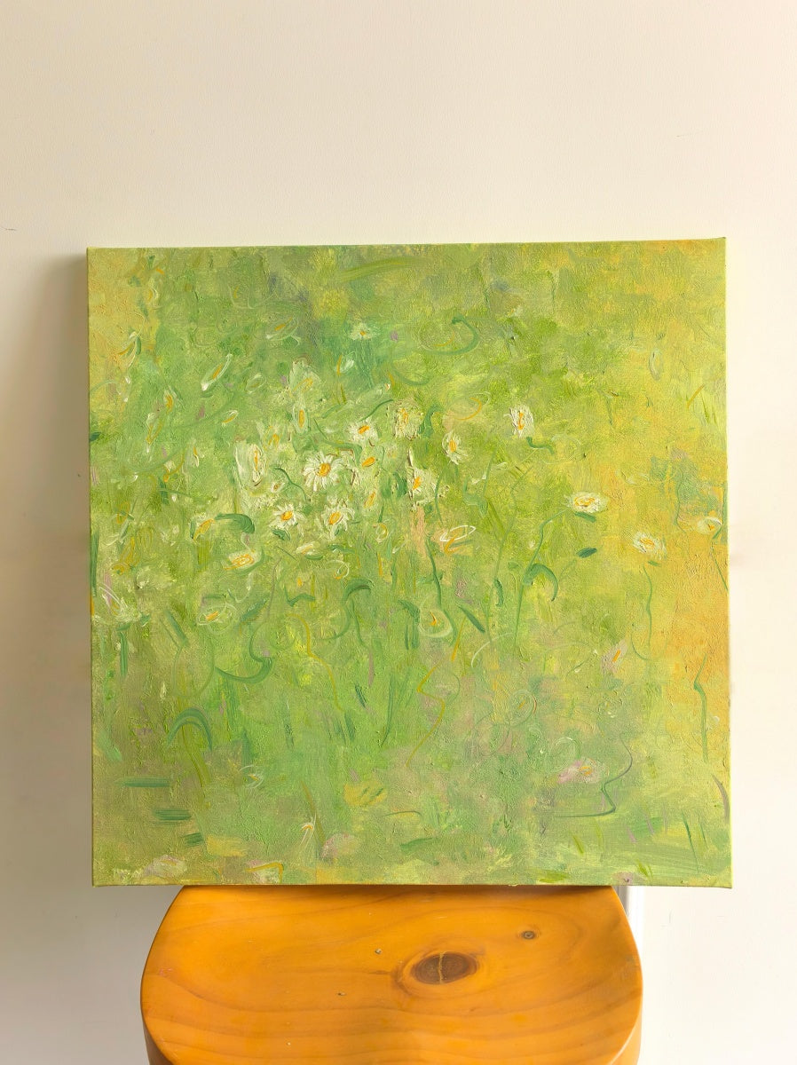 Poetic Abstraction Series – Gentle Light on Wild Daisies (Original 1/1) Fengxi Ni