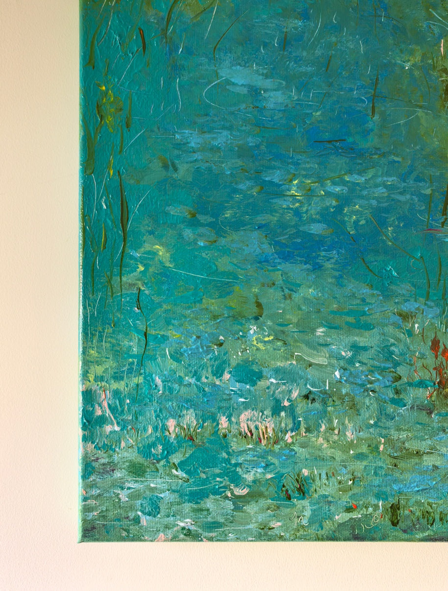 Poetic Abstraction Series – A Corner of the Hidden Realm (Original 1/1) Fengxi Ni
