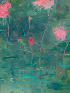 Poetic Abstraction Series – Lotus Breeze Rising (Original 1/1) Fengxi Ni