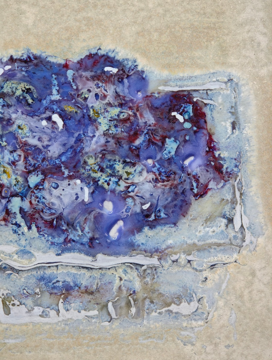 High-Temperature Glaze Ceramic Painting –Chilled Grapes II (Original 1/1) Xianyue Lee
