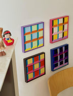 Urban Kaleidoscope Series I Fiber Art Good Monica