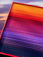 Good Night · Dusk Glow Fiber Art By Good Monica Good Monica