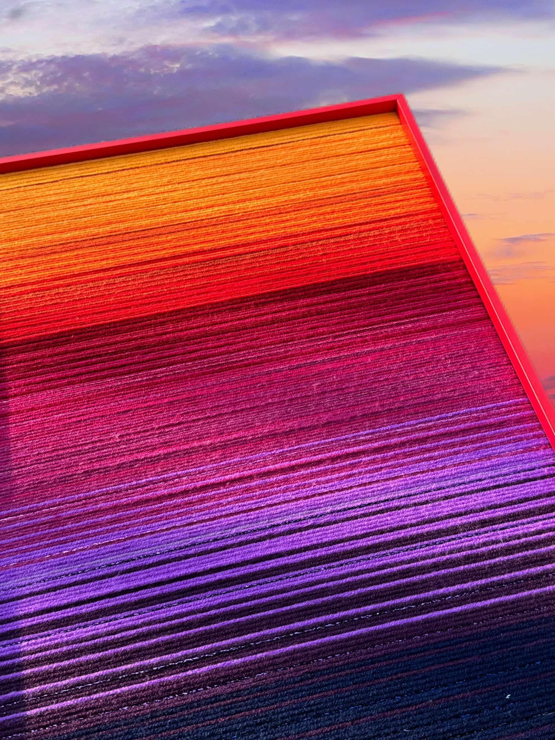 Good Night · Dusk Glow Fiber Art By Good Monica Good Monica