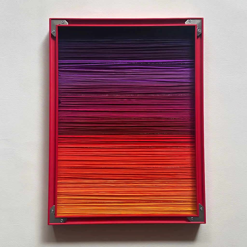 Good Night · Dusk Glow Fiber Art By Good Monica Good Monica